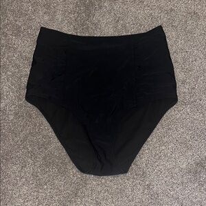 Aerie Black High-Waisted Bikini Bottom